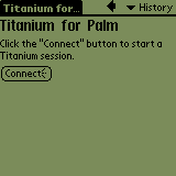 PQA's connection screen