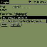 Database selection