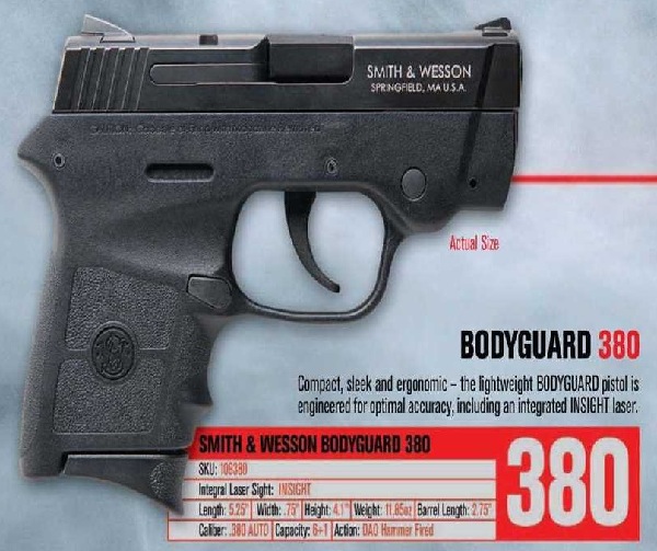 Smith & Wesson Bodyguard .380 Pistol