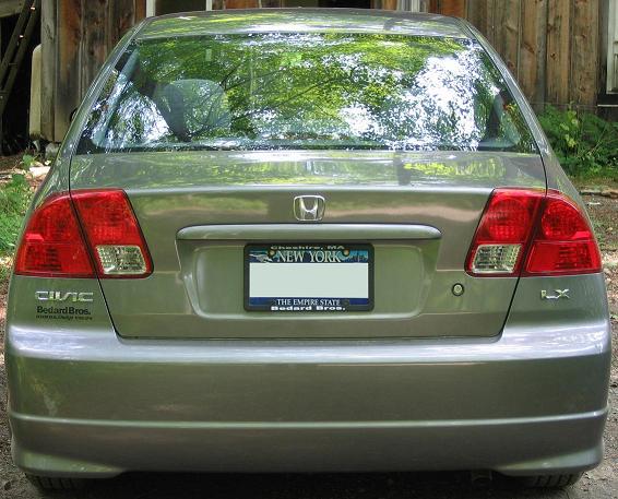 2005 Civic back