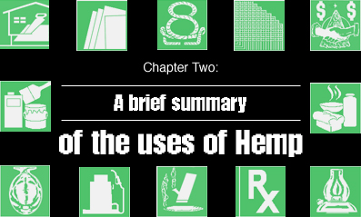 Chapter Two: A brief summary of the uses of hemp
