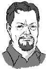 Drawing of L. Neil Smith by Scott Bieser