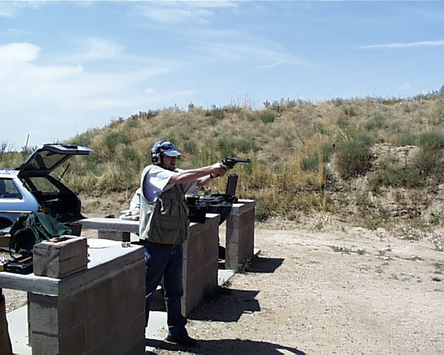 Neil with Webley