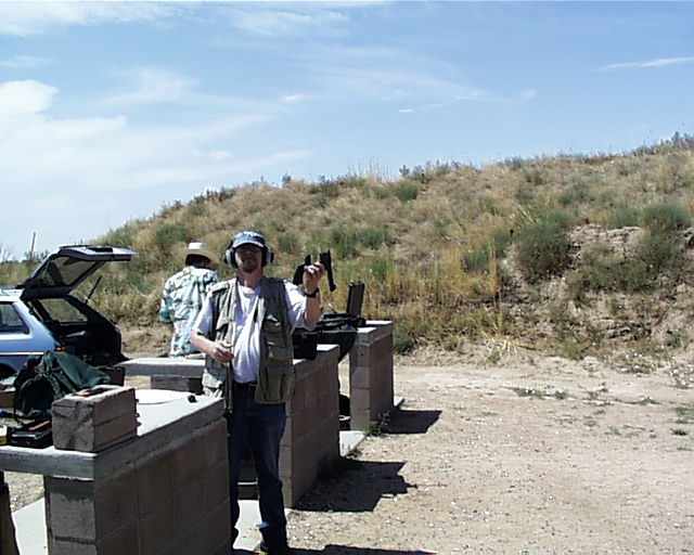 Neil with Webley