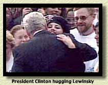 Hugging Monica