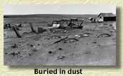 Covered in dust